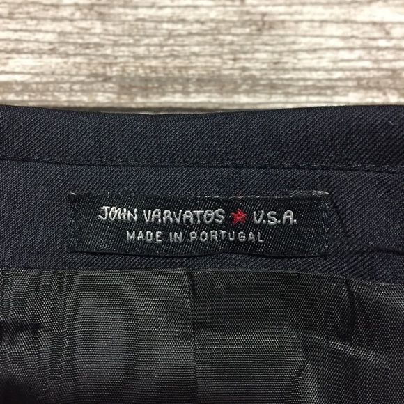 John Varvatos Wool Blazer Jacket Men’s 44R Gray Blue 2 Button Portugal - Picture 8 of 11